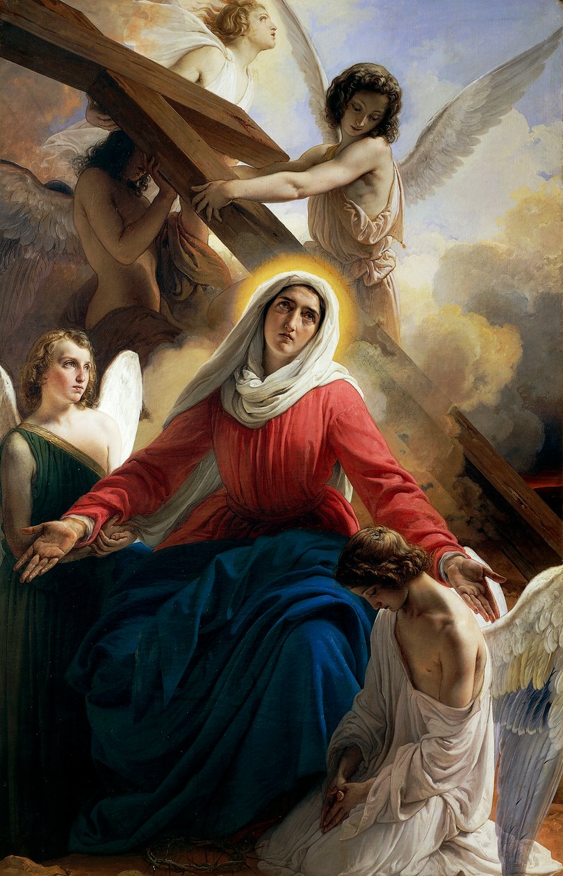 De sørgelige, av Francesco Hayez av Francesco Hayez