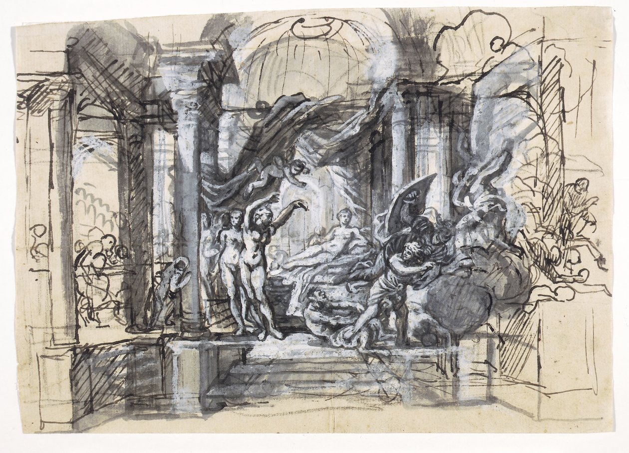 Allegorisk scene av Francesco La Marra