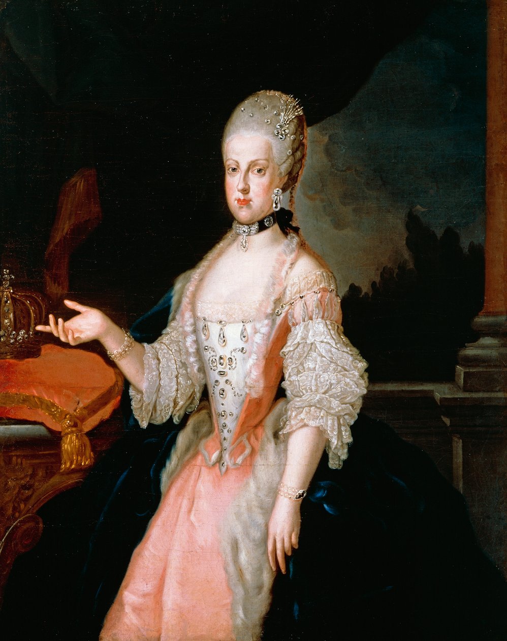 Portrett av Maria Carolina av Østerrike (Wien av Francesco Liani