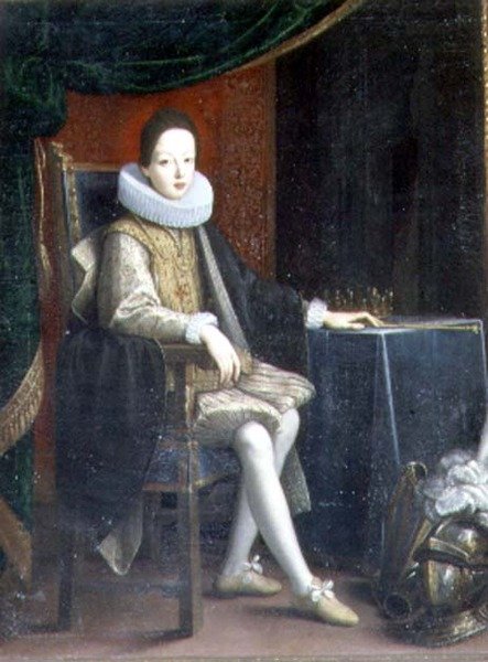 Portrett av den hellige romerske keiser Ferdinand II (1578–1637) 1623 av Francesco Ligozzi