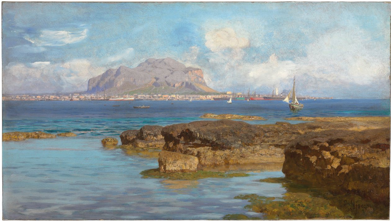 Monte Pellegrino, Palermo, Sicilia av Francesco Lojacono