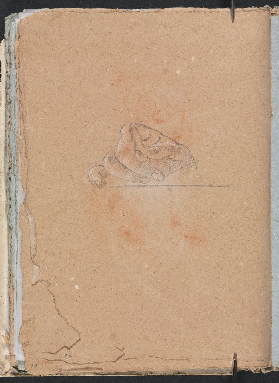 Verona Skissebok: Høyre side 26, 1760. av Francesco Lorenzi