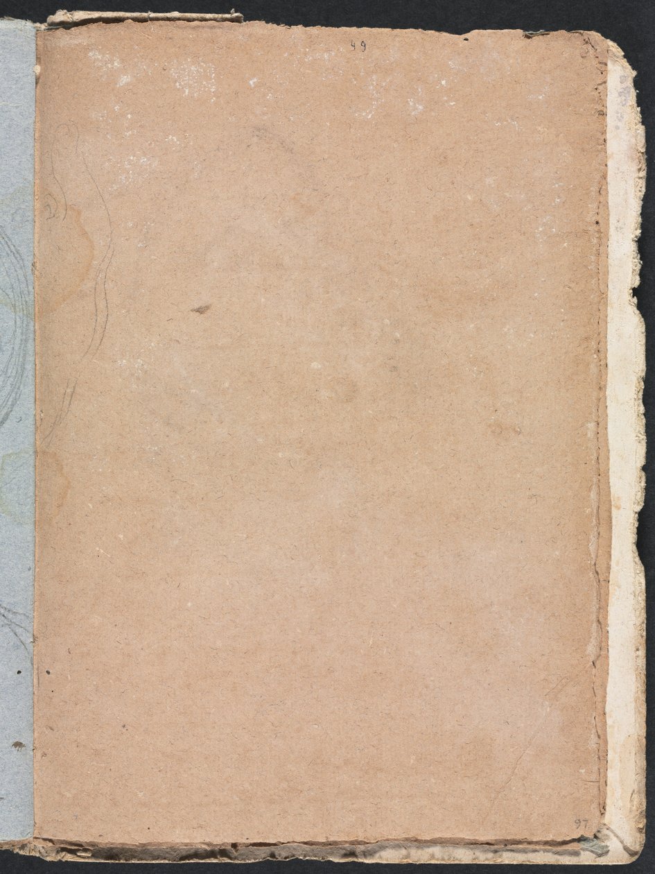 Verona Sketchbook: Indecipherable Form side 97, 1760. av Francesco Lorenzi