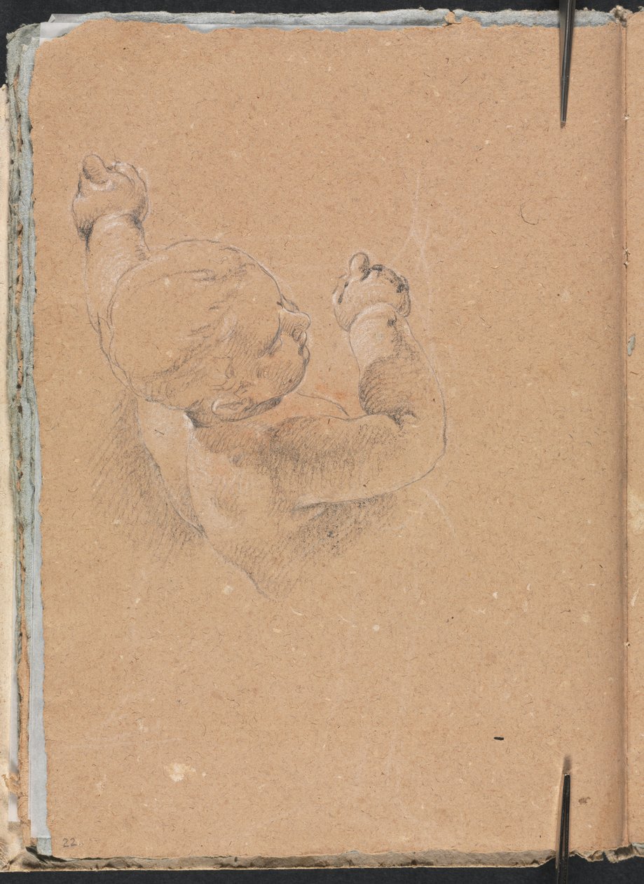 Verona Skissebok: Putto (side 22) av Francesco Lorenzi