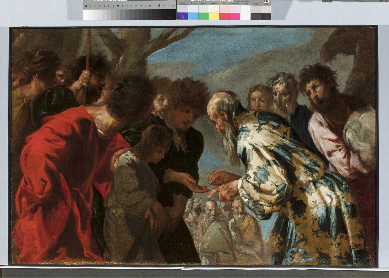 Joseph Sold by His Brothers, ca. 1657-58 (olje på lerret) av Francesco Maffei