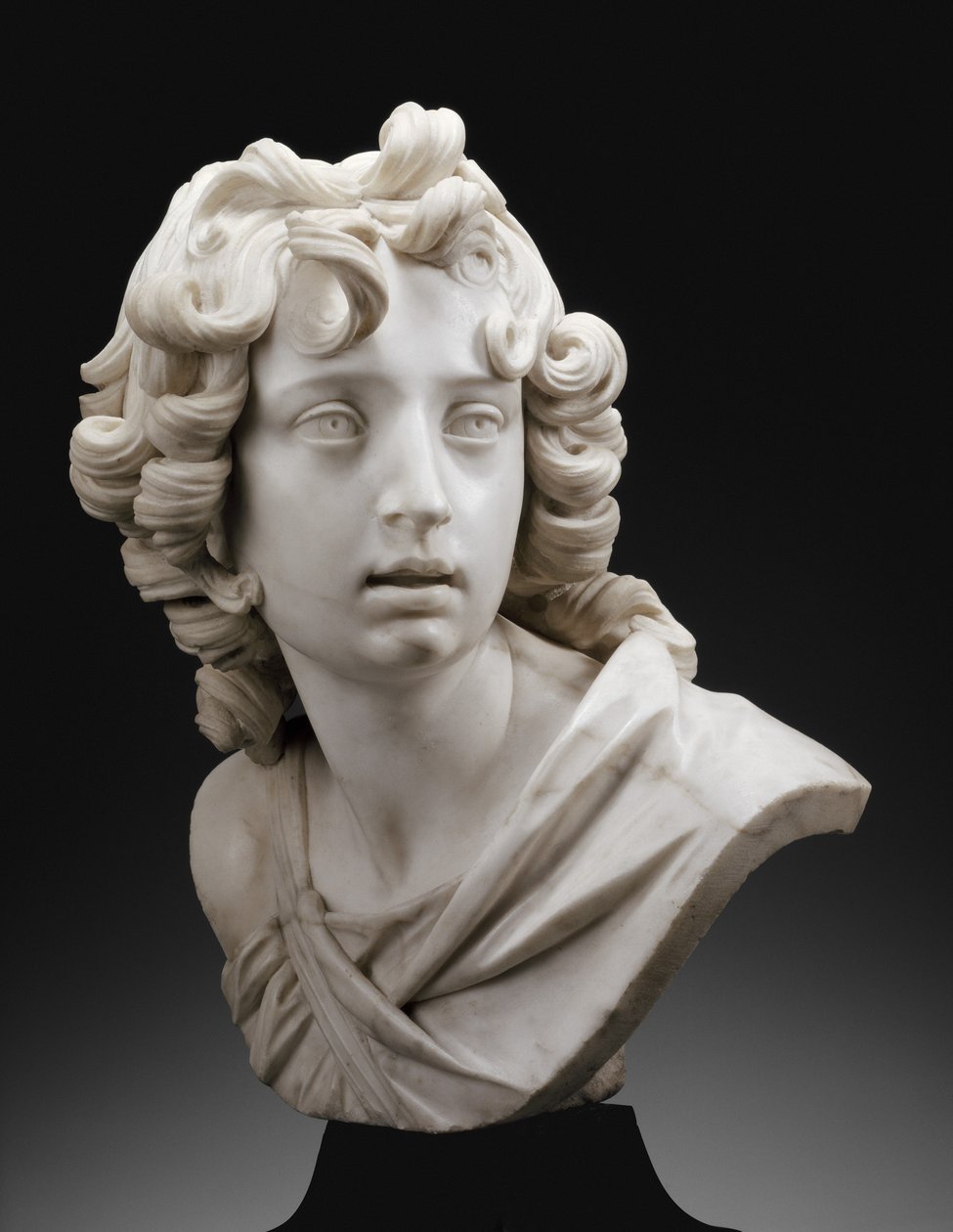 Byste av en ungdom, muligens døperen Johannes, 1630-40 av Francesco Mochi