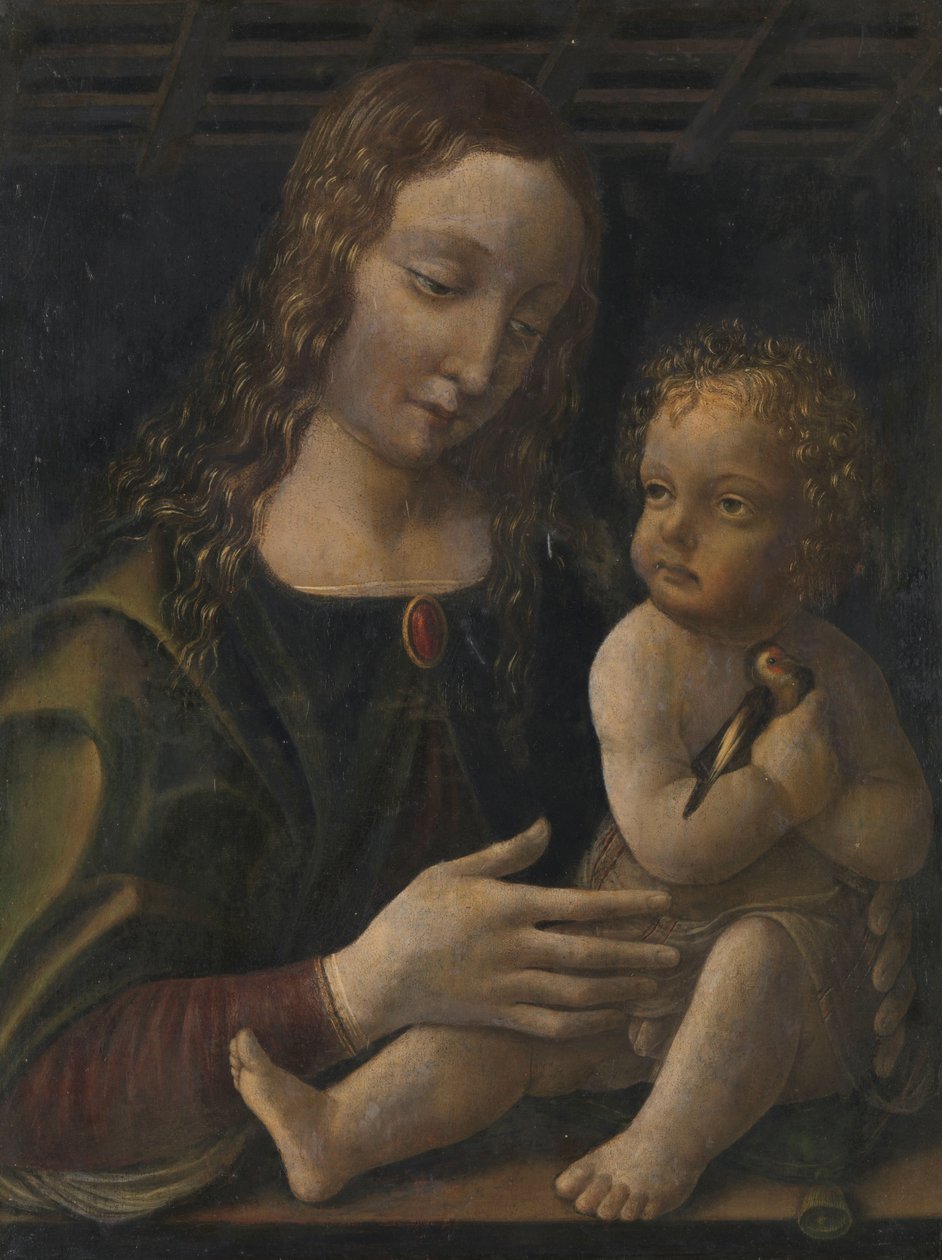 Jomfru og barn av Francesco Napoletano (attributed to)