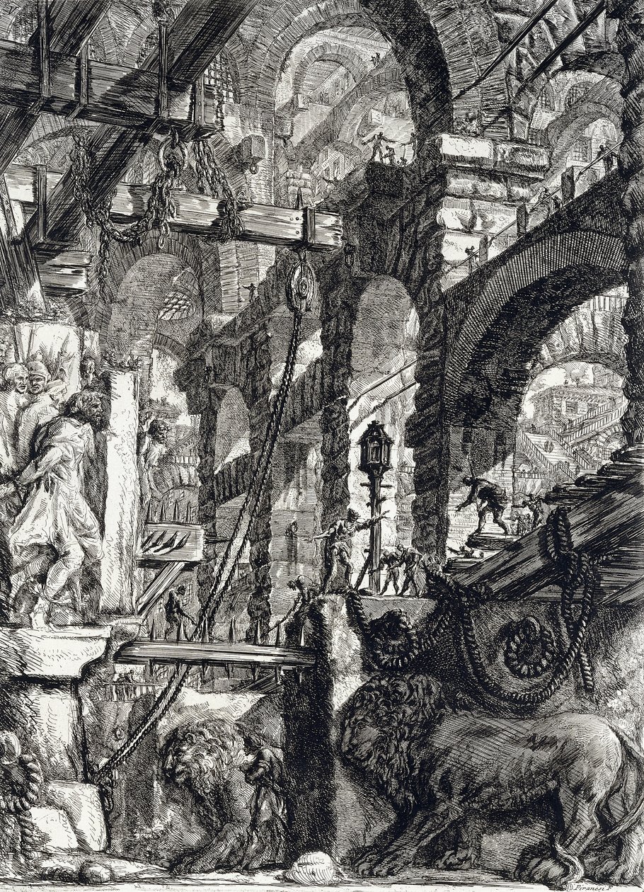 Fengsel V av Francesco Piranesi