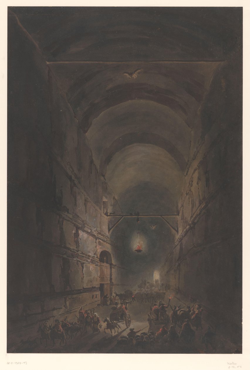 Grotte av Posillipo Posillipo-hulen ved Napoli av Francesco Piranesi