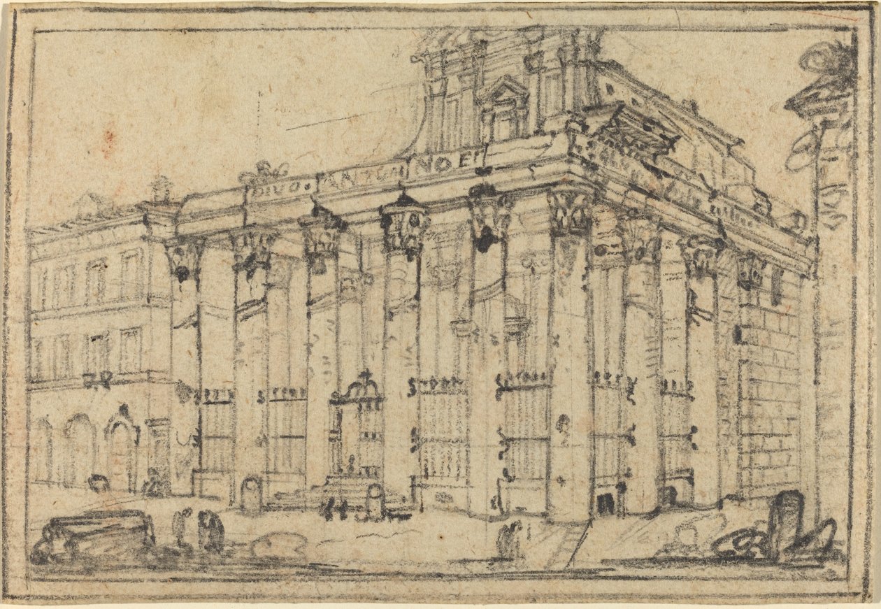 Antoninus og Faustinas tempel av Francesco Piranesi