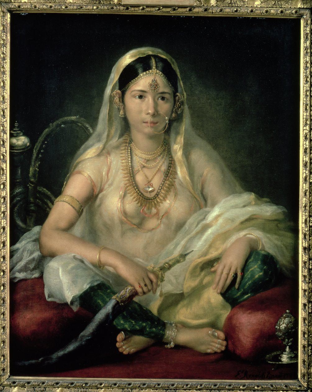 Portrett av en moguldame, 1787 av Francesco Renaldi
