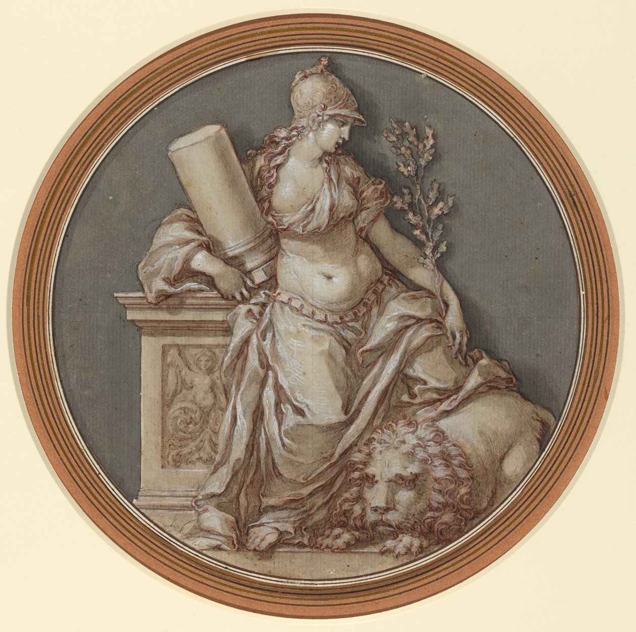 Allegori om styrke av Francesco Rosaspina