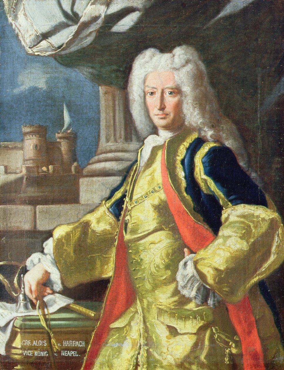 Grev Alois Thomas Raimund Harrach, visekonge av Napoli av Francesco Solimena