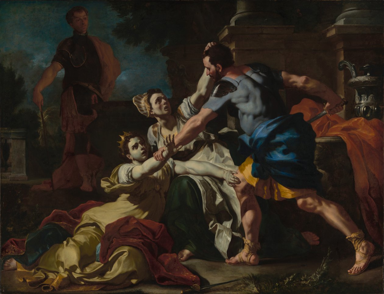 Messalinas død av Francesco Solimena