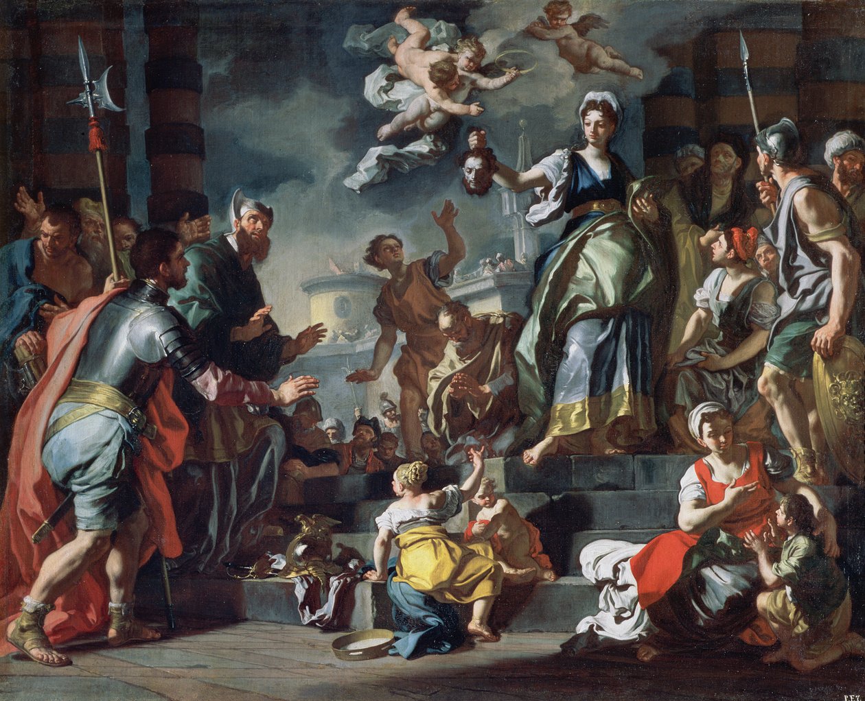 Judith med hodet til Holofernes av Francesco Solimena