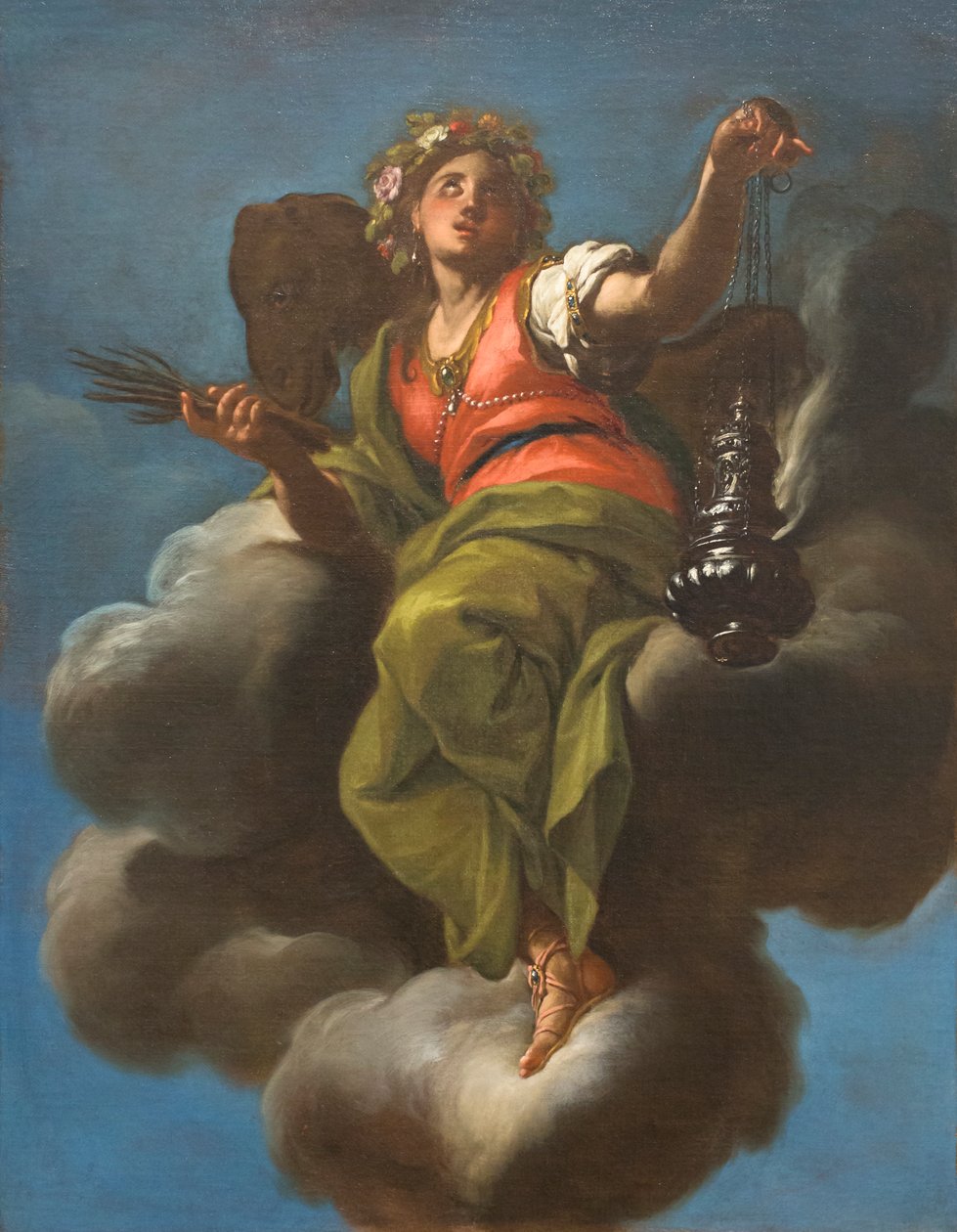 Asia, ca. 1709 (olje på lerret) av Francesco Trevisani