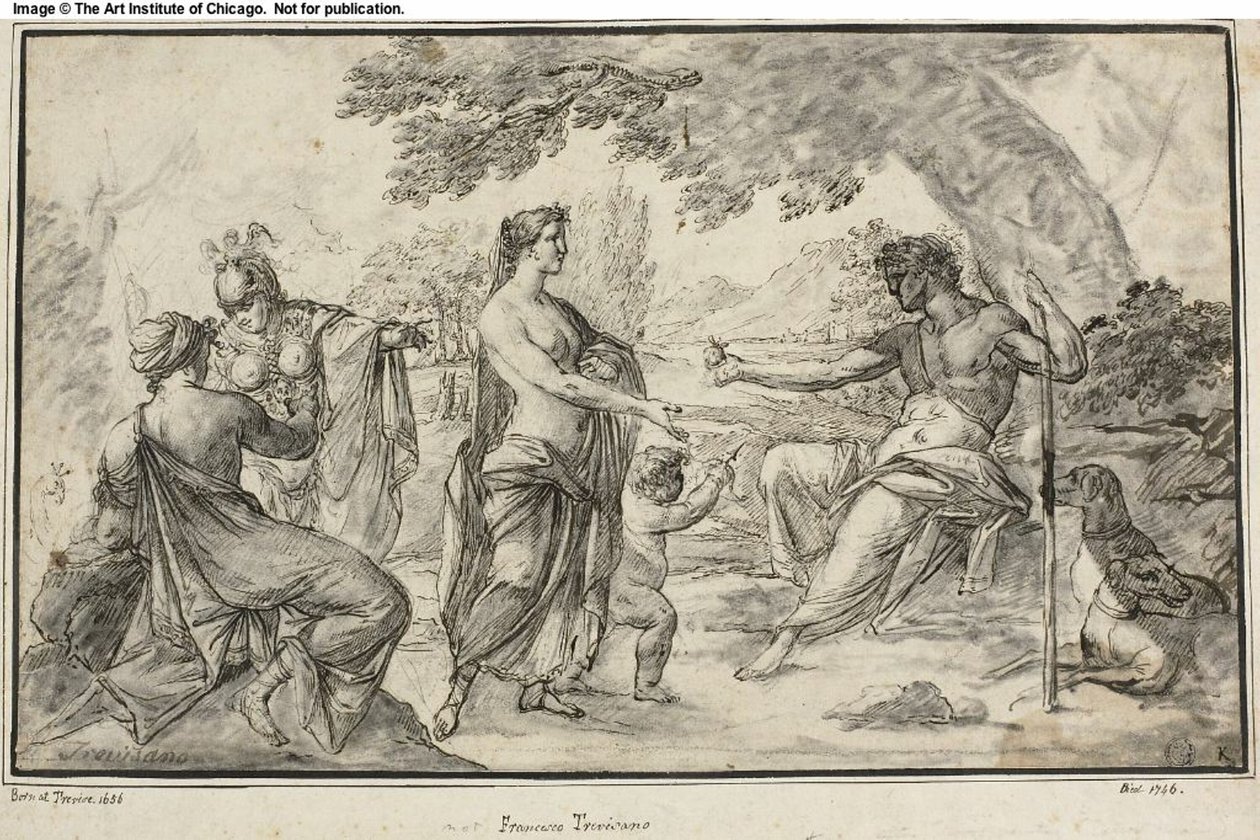 Paris-dommen av Francesco Trevisani