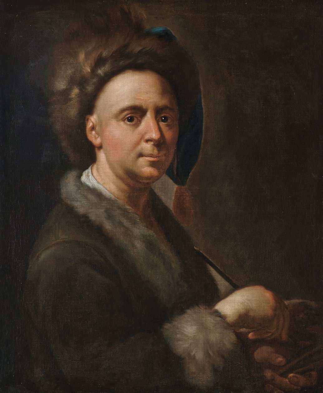 Portrett av kunstneren av Francesco Trevisani