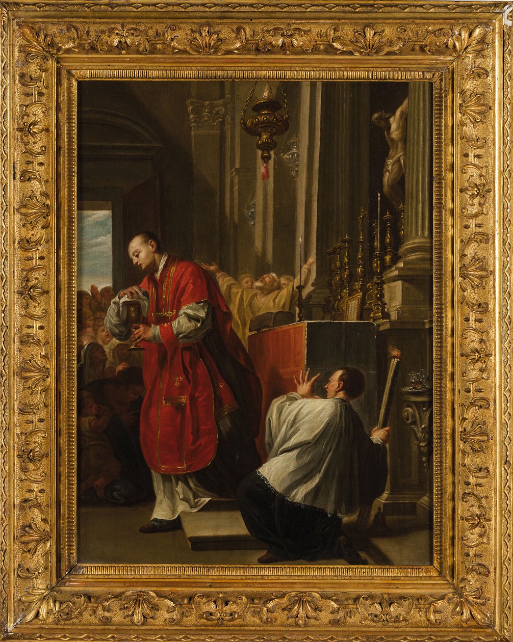 Det eukaristiske mirakelet til Bolsena. av Francesco Trevisani