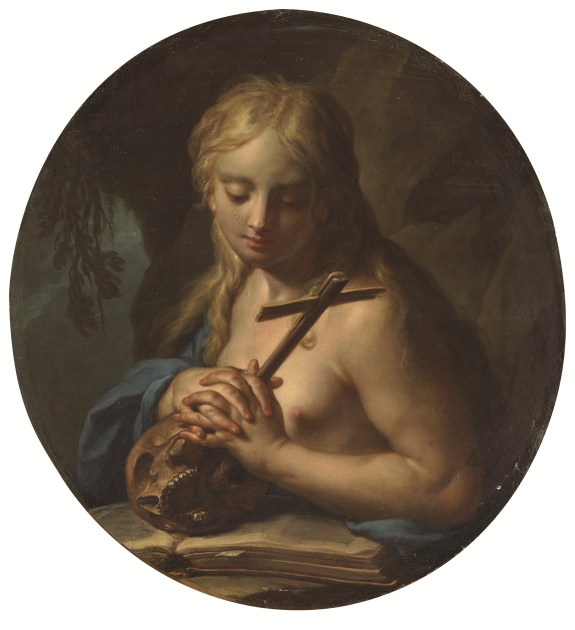 The Penitent Magdalene (olje) av Francesco Trevisani