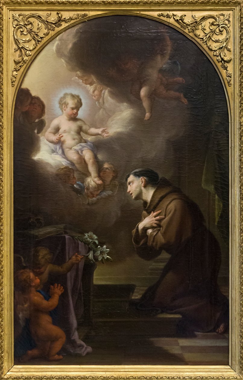 Visjon av den hellige Anthony av Francesco Trevisani