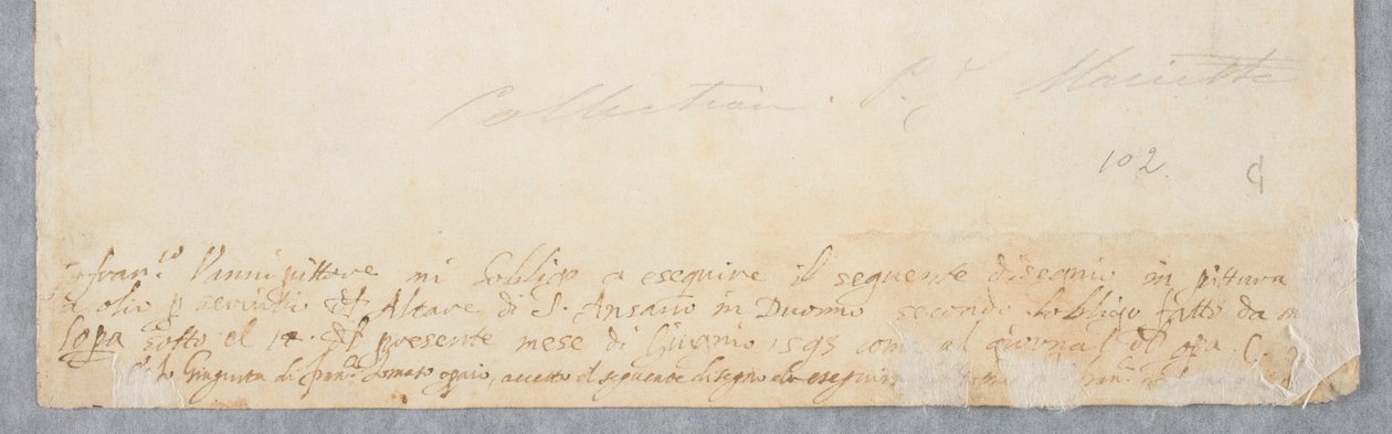Den hellige Ansano døper Sieneserne, ca. 1593 (kritt på papir) av Francesco Vanni