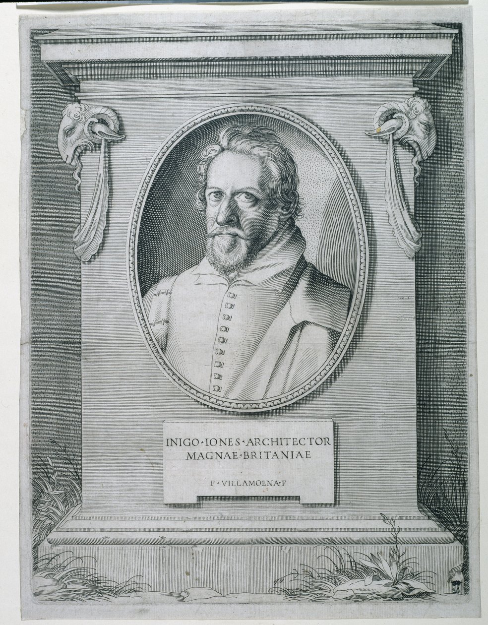 Inigo Jones (gravering) av Francesco Villamena