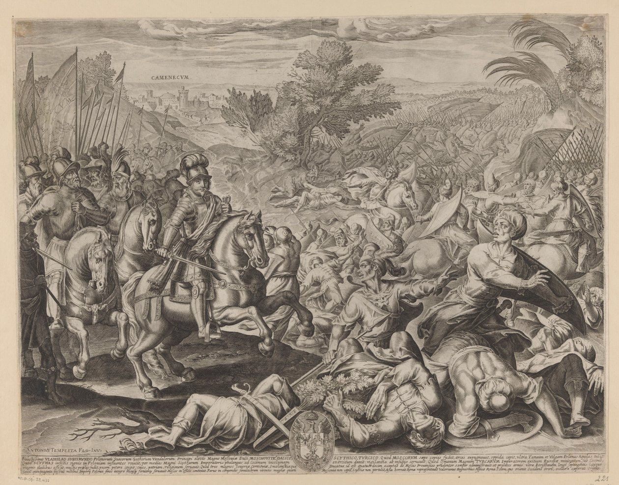 Seier til Wladislaus Wasa av Francesco Villamena
