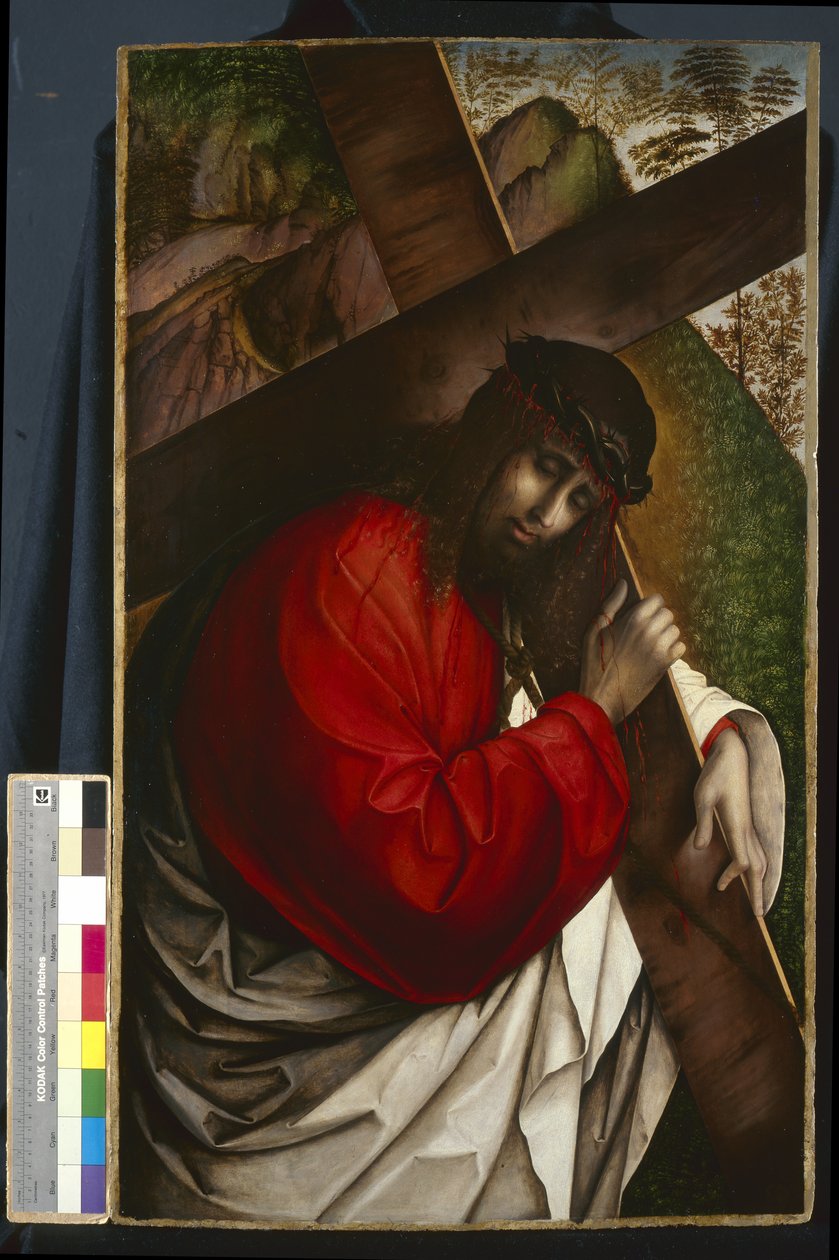 Kristus som bærer korset, 1507-08 av Francesco Zaganelli di Bosio