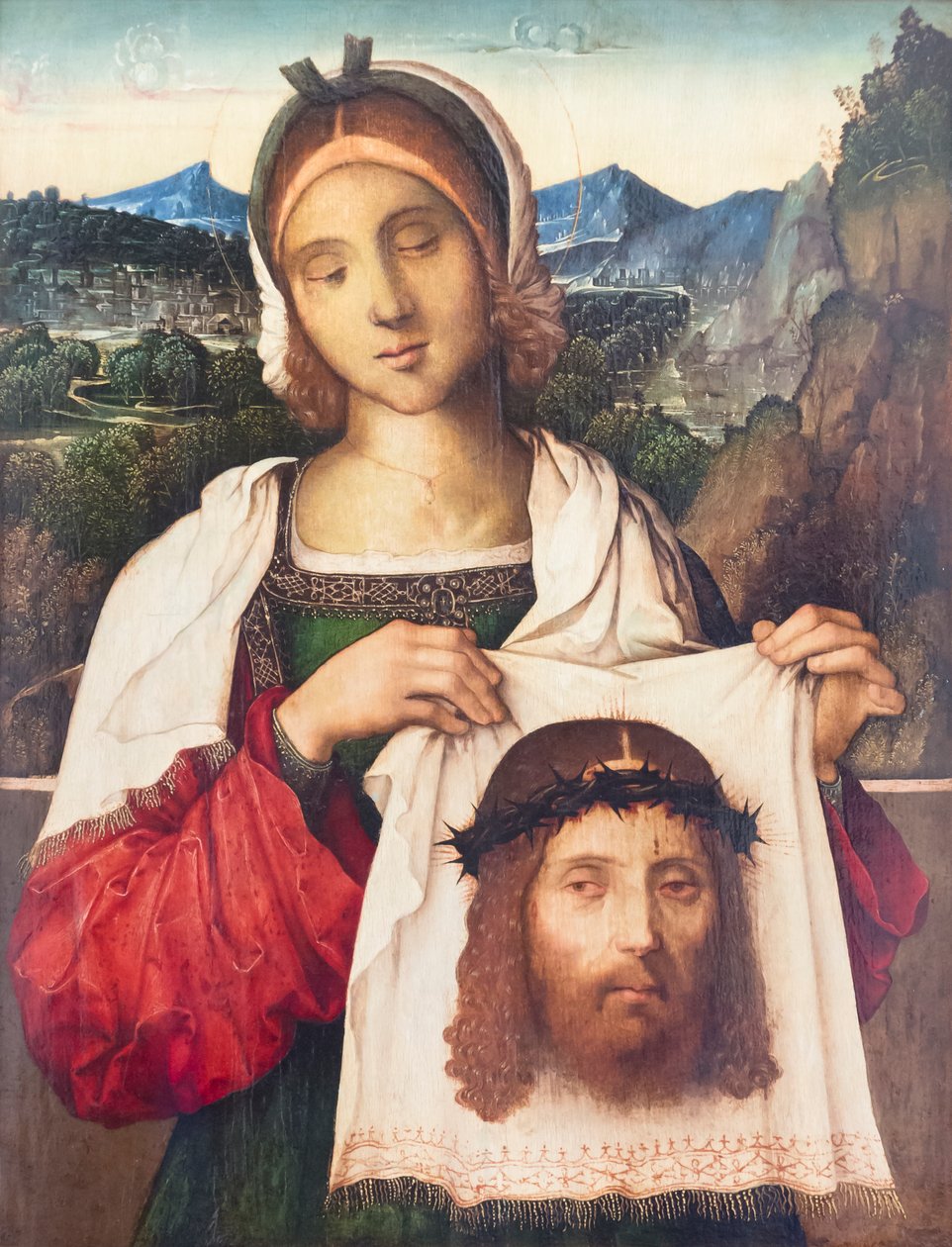 Veronica (olje på panel) av Francesco Zaganelli di Bosio