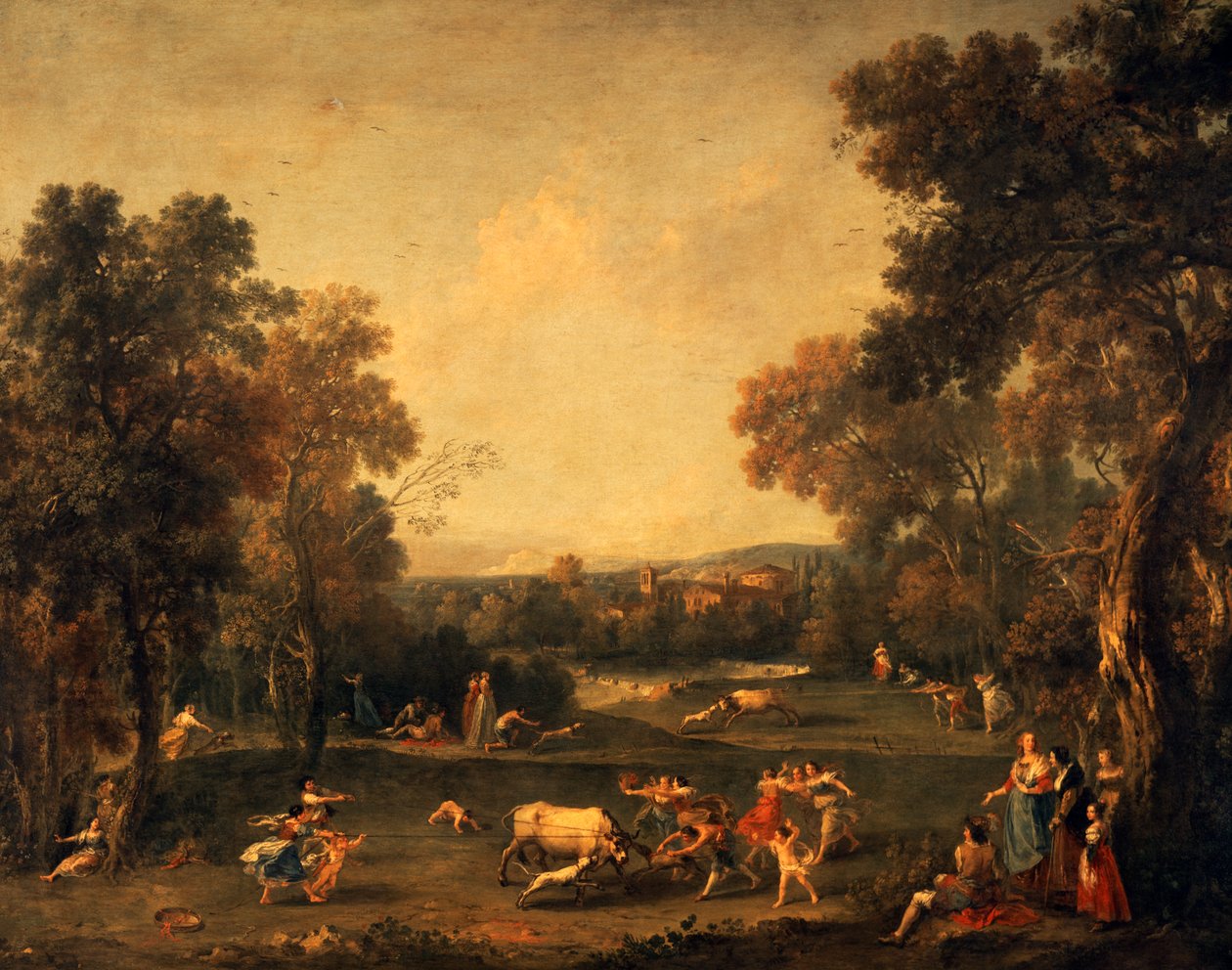 Oksejakt av Francesco Zuccarelli