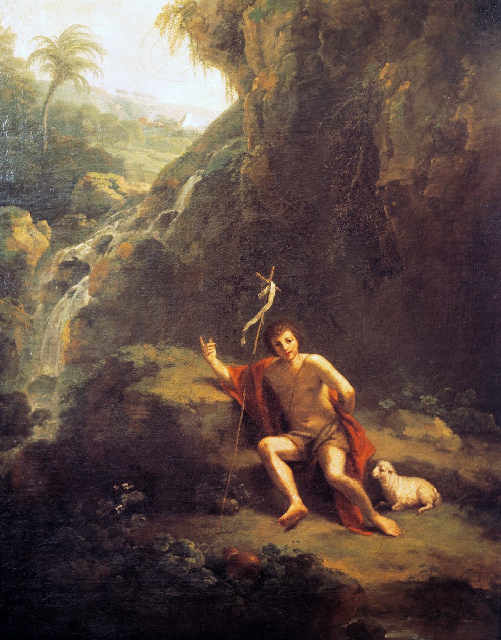 Landskap med døperen Johannes av Francesco Zuccarelli