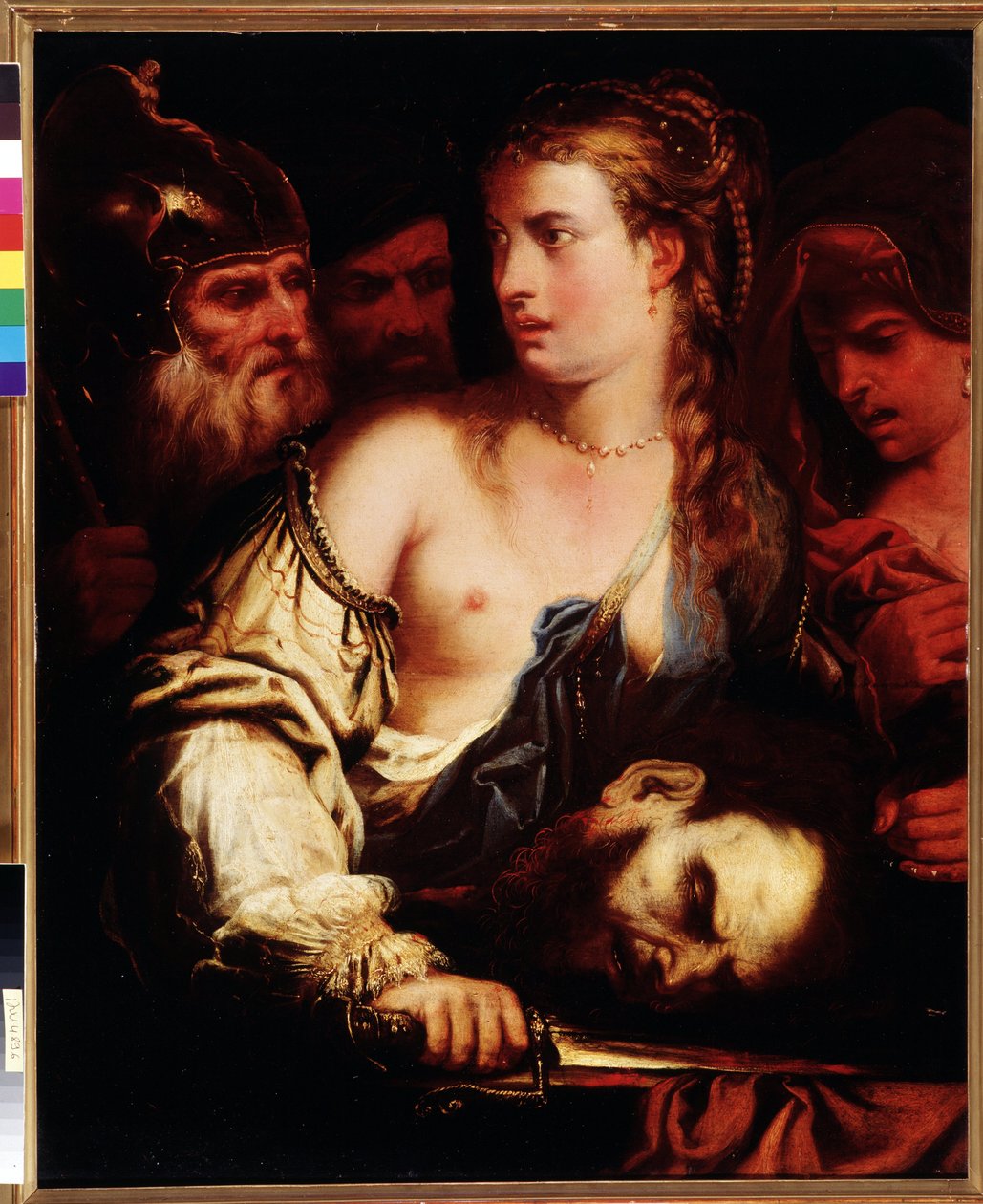 Judith holder hodet til Holoferne av Francesco de (c.1600 54) Rosa