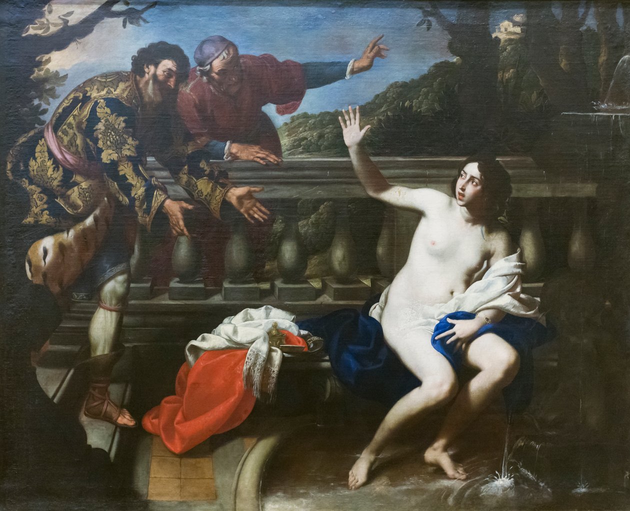 Susanna og de eldste av Francesco de (c.1600 54) Rosa