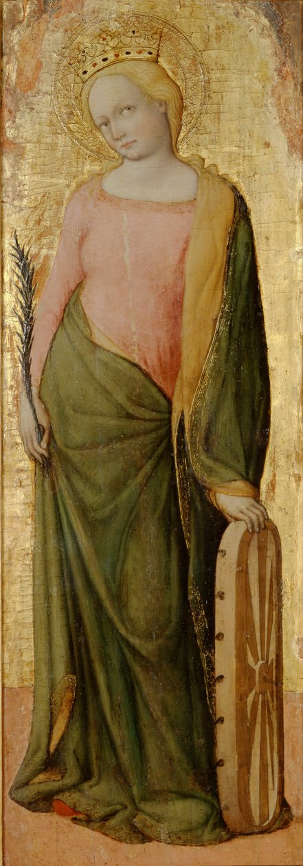 Den hellige Katarina av Alexandria, c1443-1468 av Francesco de Franceschi