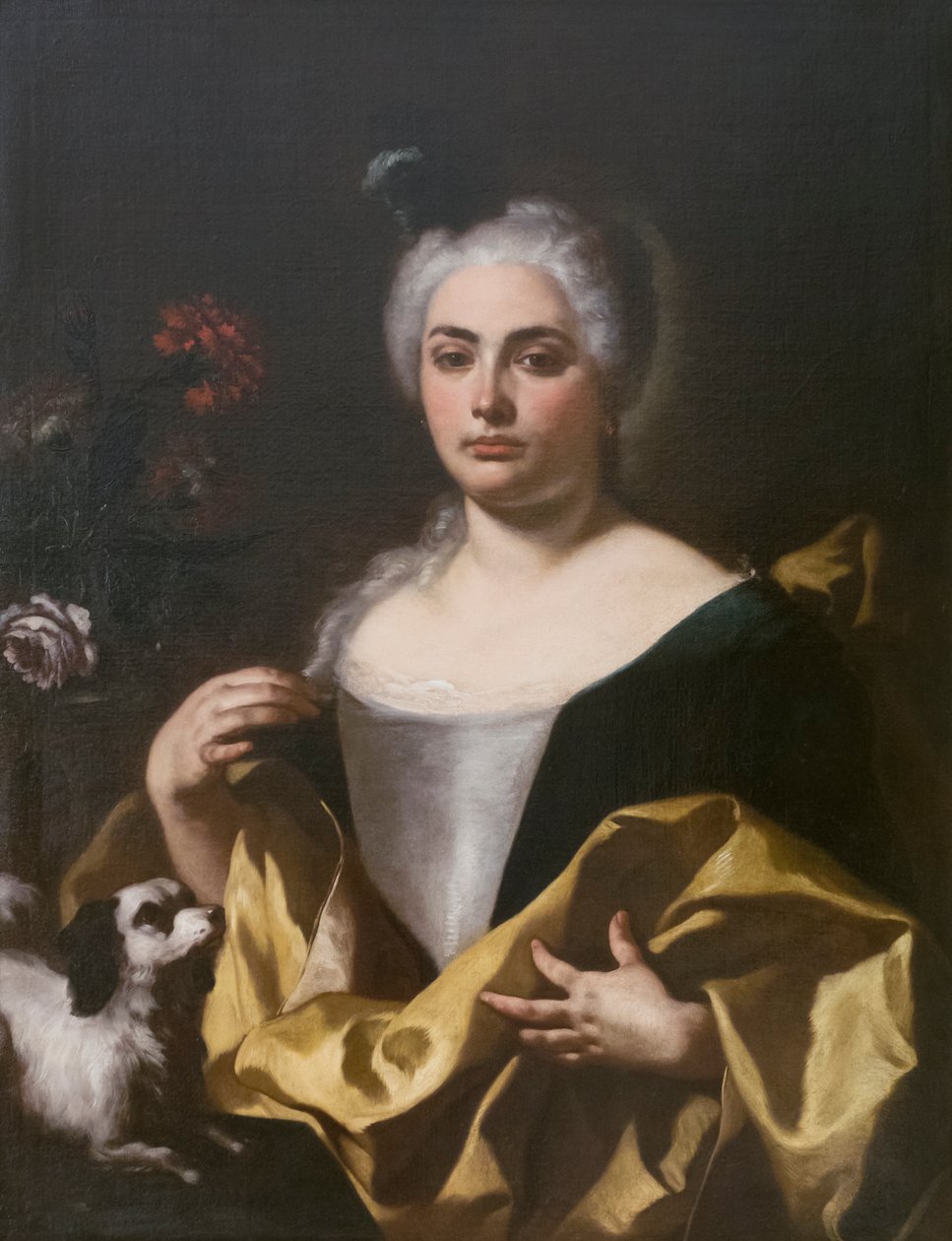 Portrett av malerens kone av Francesco de Mura