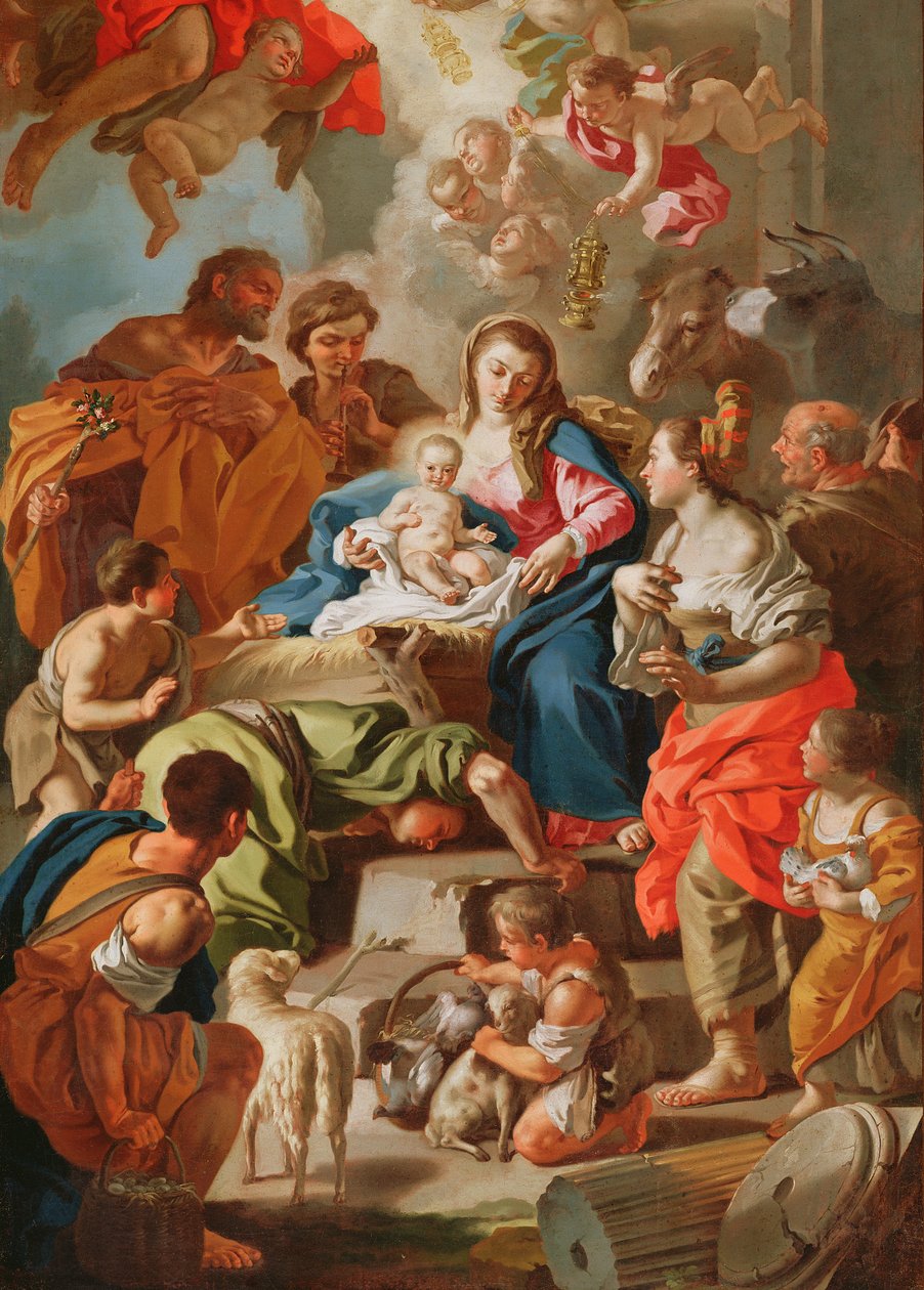 Hyrdenes tilbedelse av Francesco de Mura