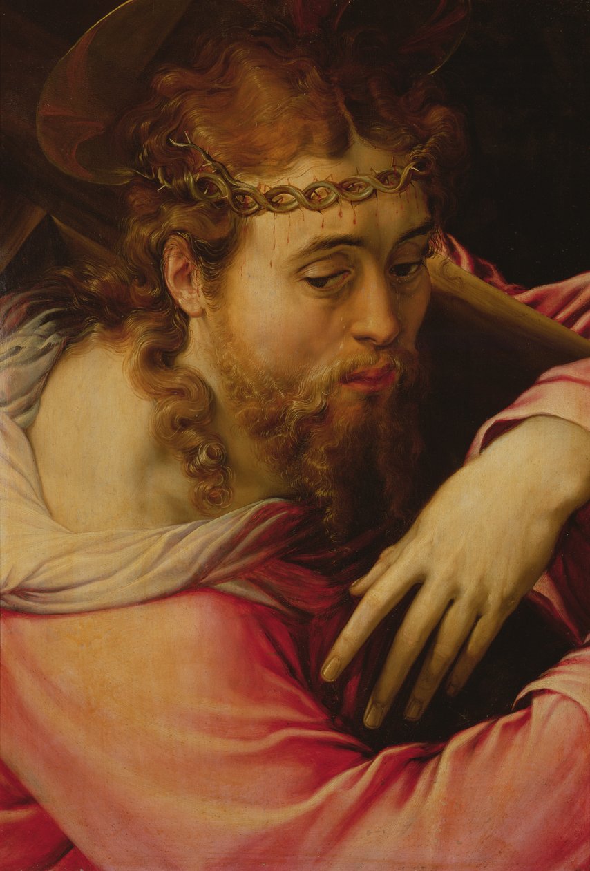 Kristus som bærer korset av Francesco de Rossi Salviati Cecchino