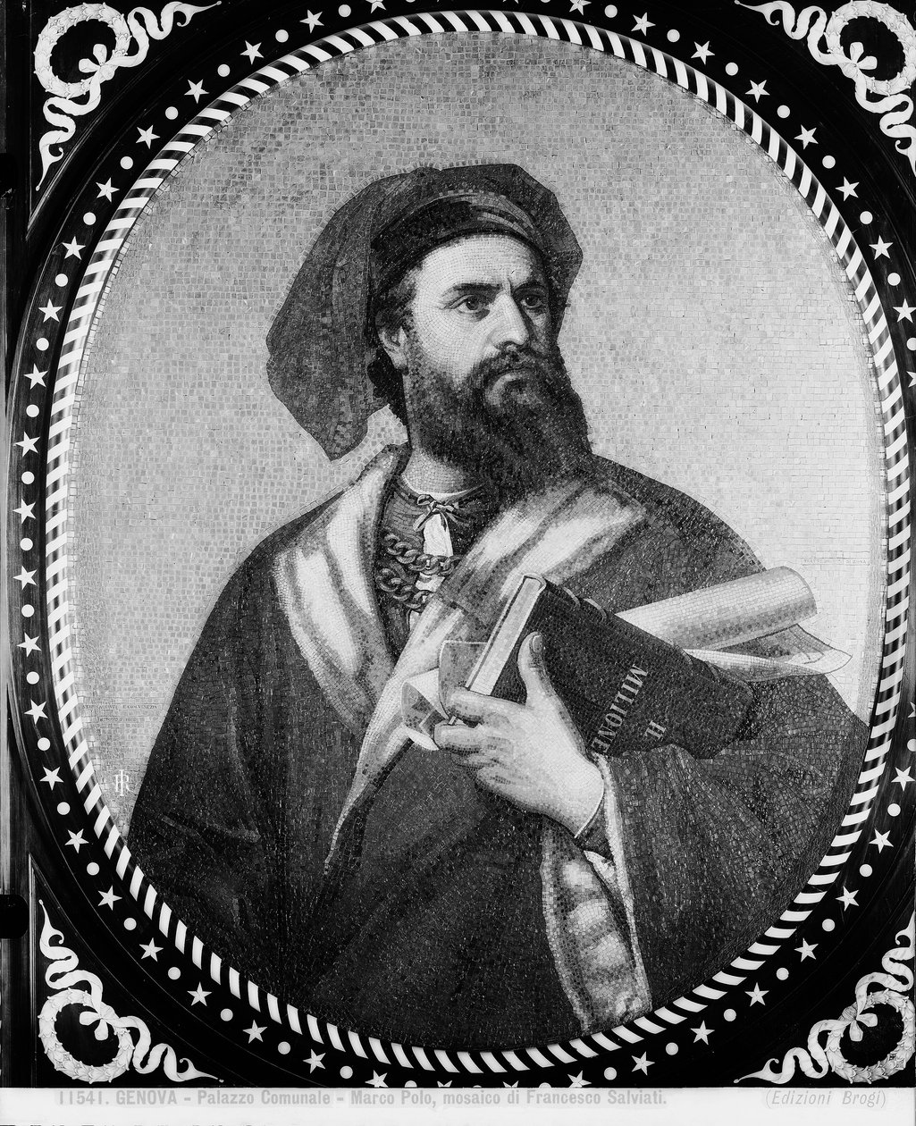 Marco Polo (mosaikk) av Francesco de Rossi Salviati Cecchino