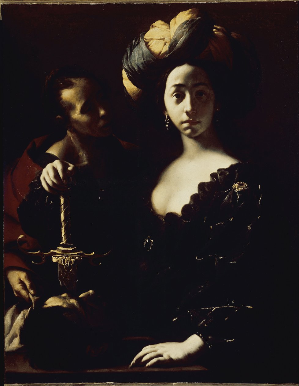 Judith and the Head of Holoferne (olje på lerret av Francesco del Cairo