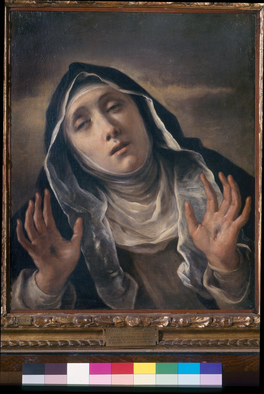 St. Katarina av Siena av Francesco del Cairo