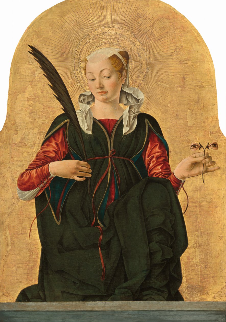 Saint Lucy, ca. 14731474. av Francesco del Cossa