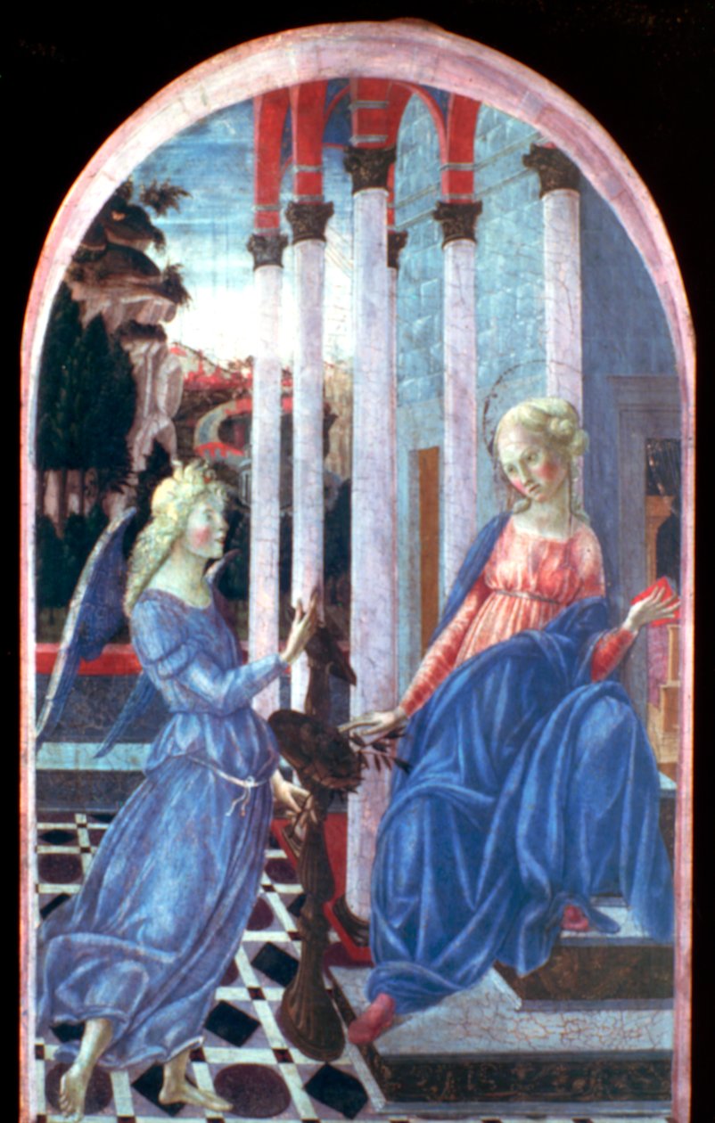 Kunngjøring, c1470-1472 av Francesco di Giorgio Martini