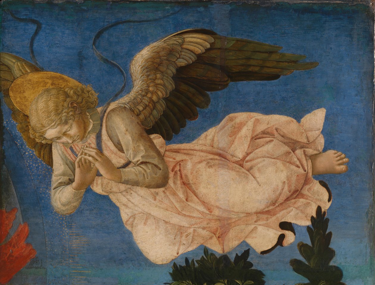Englepanel av Pistoia Santa Trinità-altertavlen, 1455-1460 av Francesco di Stefano Pesellino