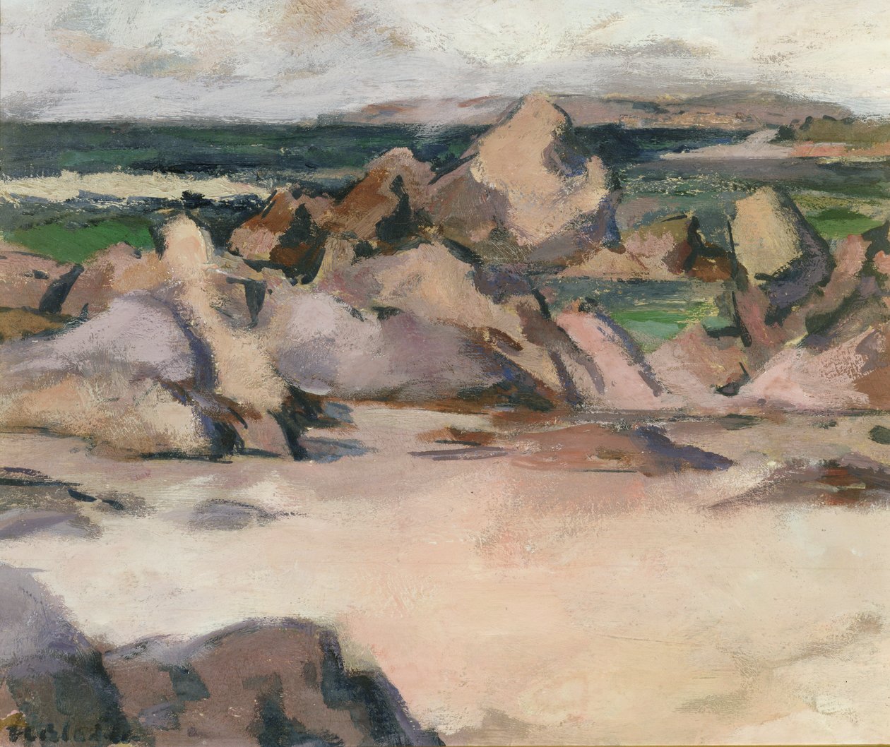 Treshnish Point, North End Iona, ca. 1934 av Francis Campbell Boileau Cadell
