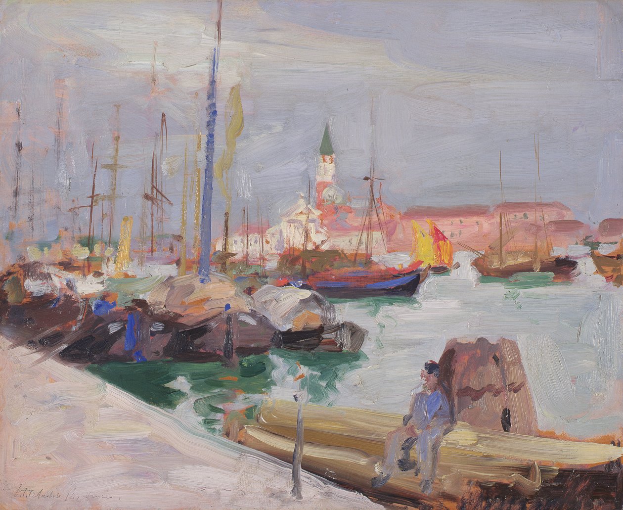 Venezia, ca. 1910 av Francis Campbell Boileau Cadell