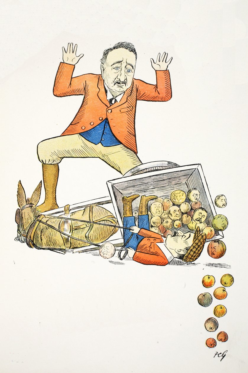 The Diamond Mine R, illustrasjon fra The Struwwelpeter Alphabet, vers av Harold Begbie (1871–1929) av Francis Carruthers Gould
