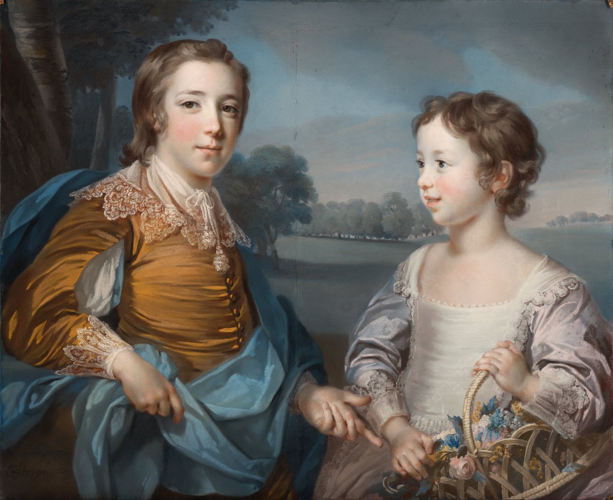 Portrett av Joseph Gulston og broren John Gulston av Francis Cotes