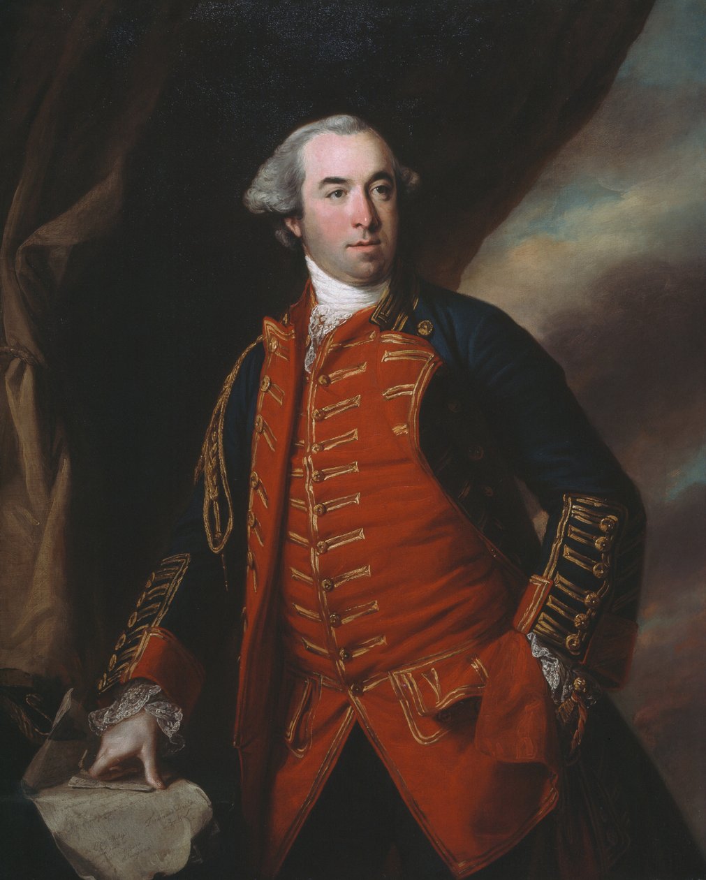 Oberstløytnant William Phillips (1731-81) 1764 av Francis Cotes