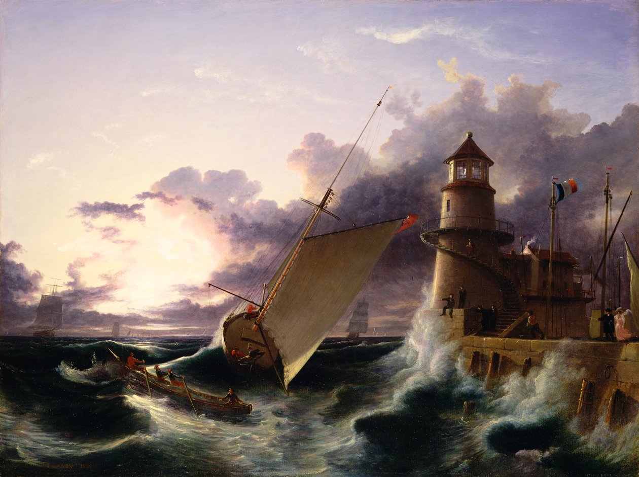 Skipsvrak av Francis Danby